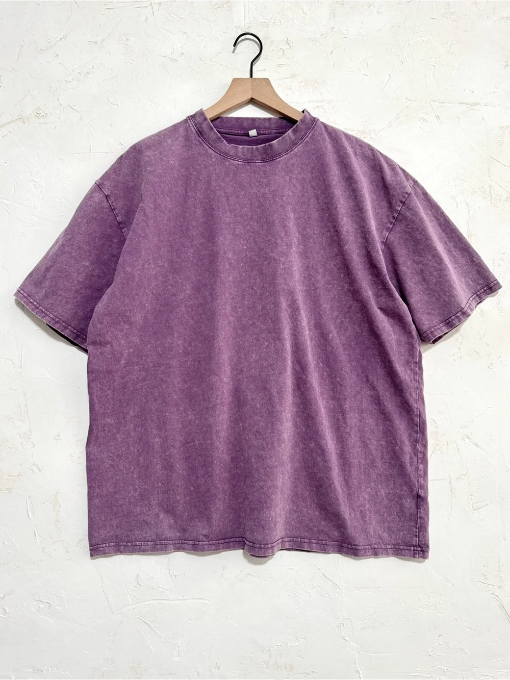Vintage Purple Mineral Wash Arrow Graphic T-Shirt XL Oversized Cotton Tee - Picture 1 of 7